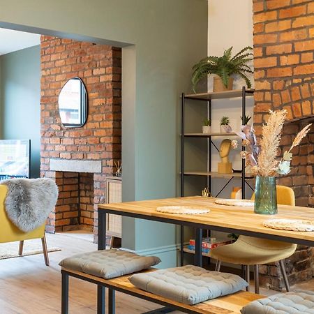 Stunning Scandi 3 Bed House In Manchester-Parking Vila Exterior foto