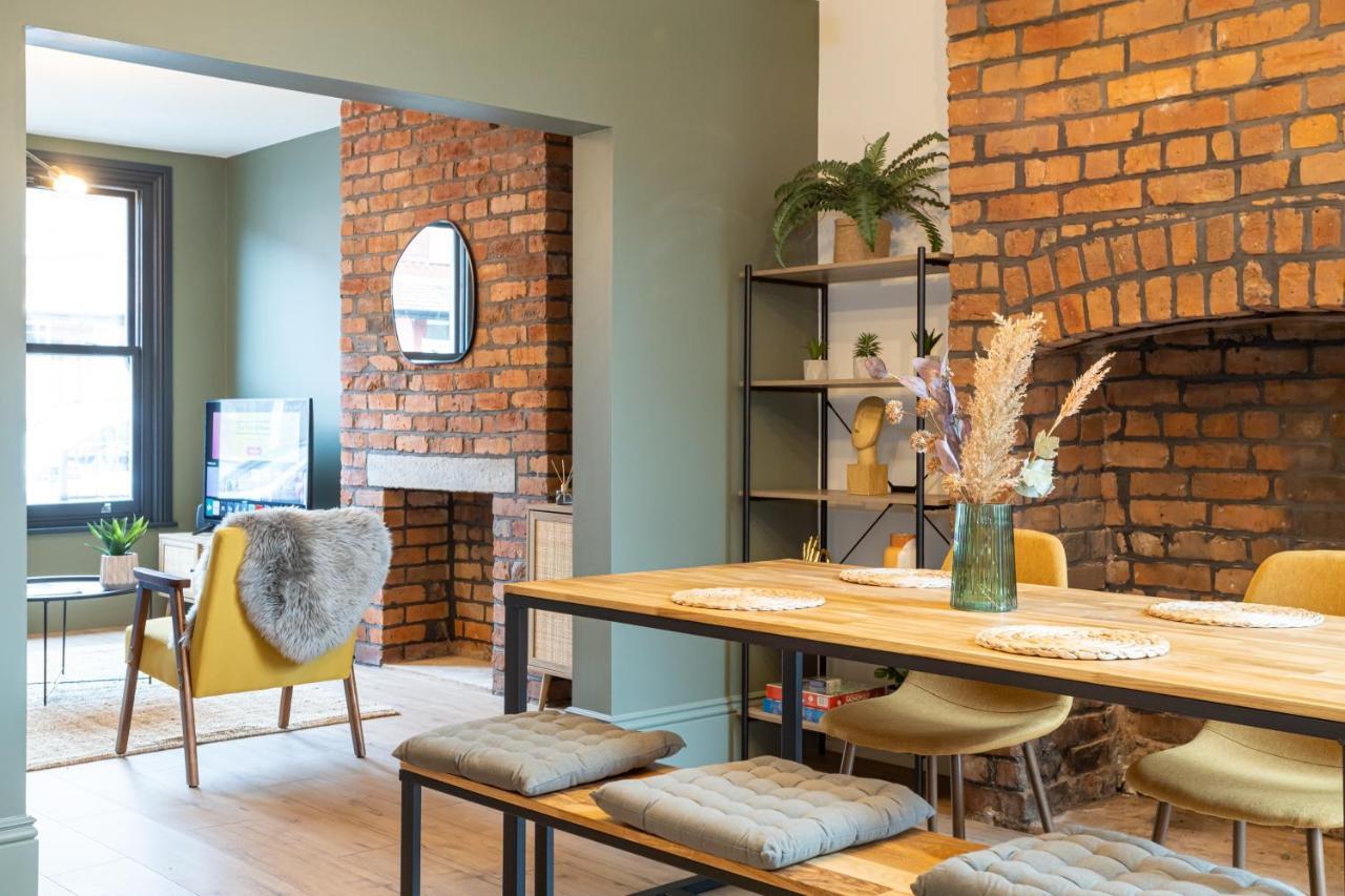 Stunning Scandi 3 Bed House In Manchester-Parking Vila Exterior foto