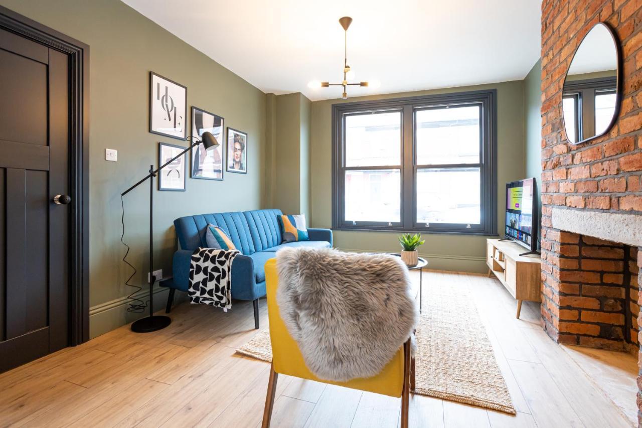 Stunning Scandi 3 Bed House In Manchester-Parking Vila Exterior foto