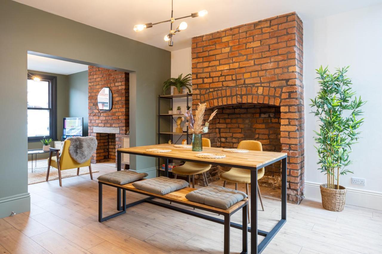 Stunning Scandi 3 Bed House In Manchester-Parking Vila Exterior foto