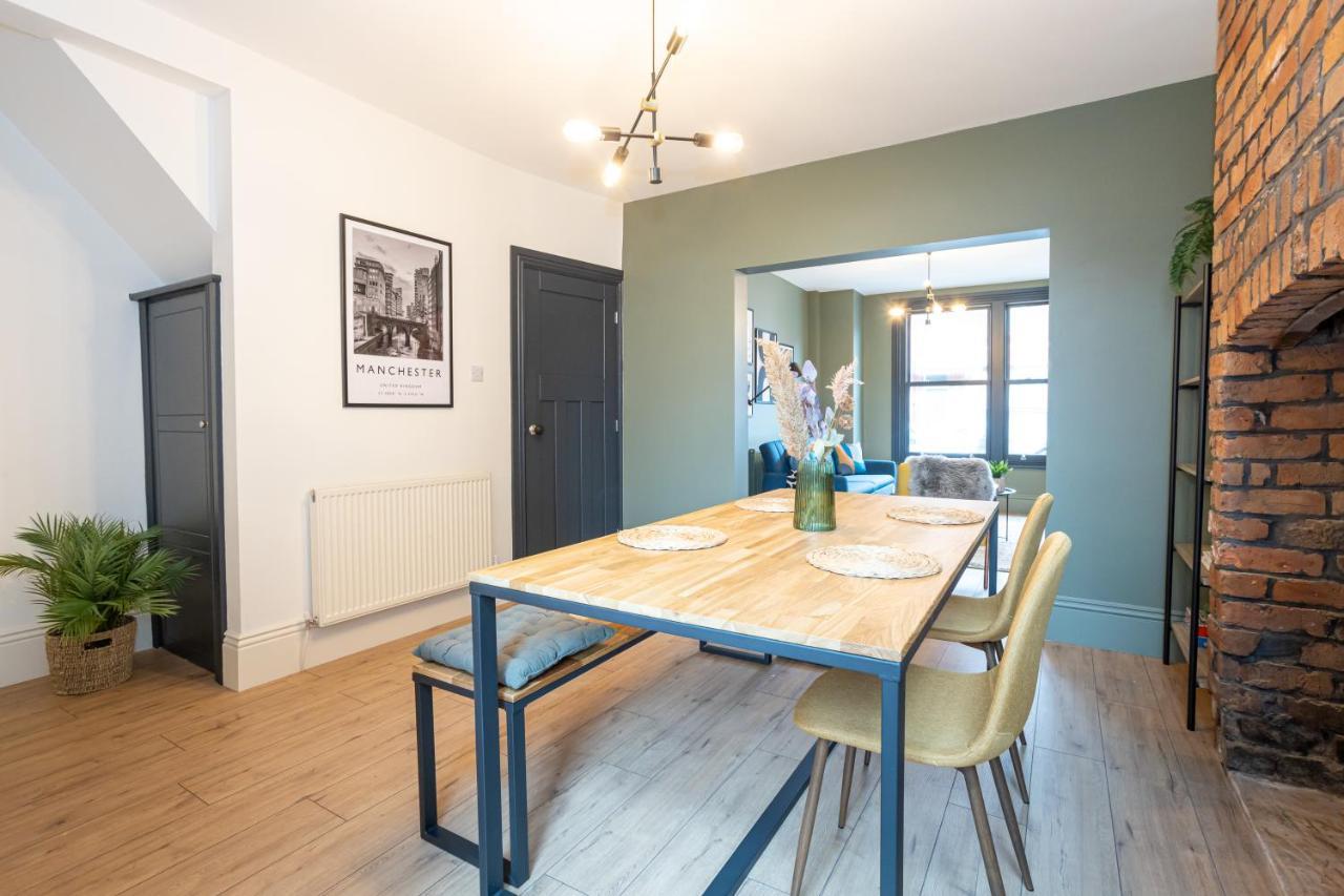 Stunning Scandi 3 Bed House In Manchester-Parking Vila Exterior foto