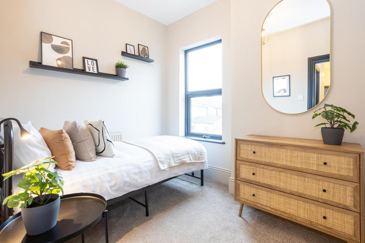 Stunning Scandi 3 Bed House In Manchester-Parking Vila Exterior foto